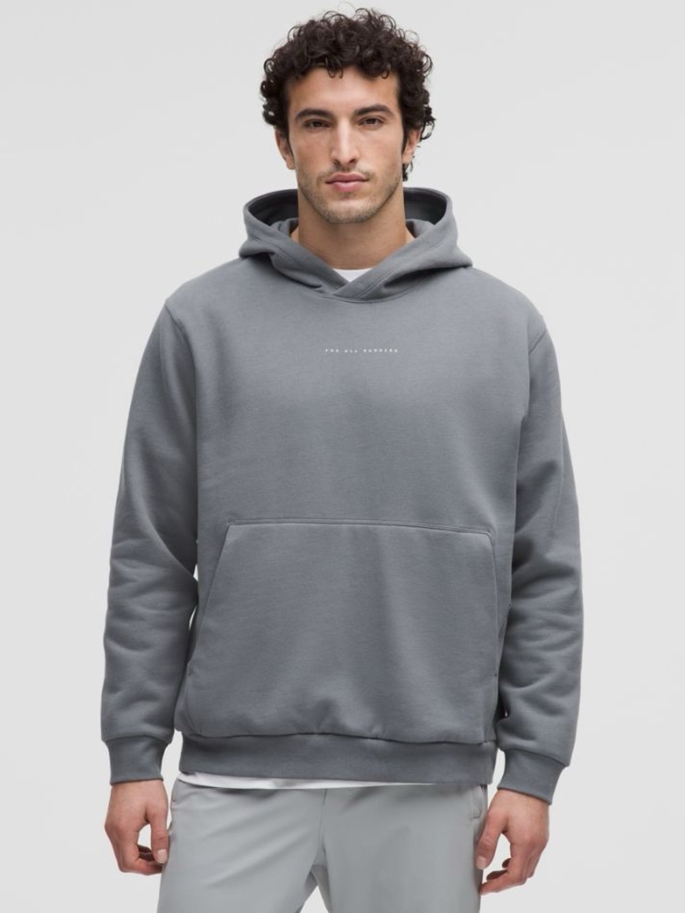 EUC lululemon athletica Steady State Pullover Hoodie *Run Graphic Sz M